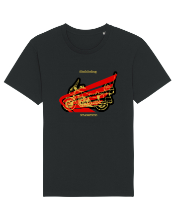 Golden Motorcycle 1 Black