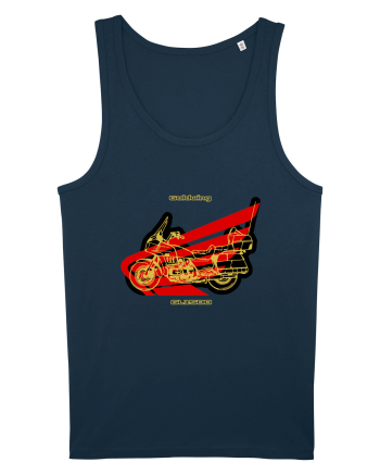 Golden Motorcycle 1 Navy