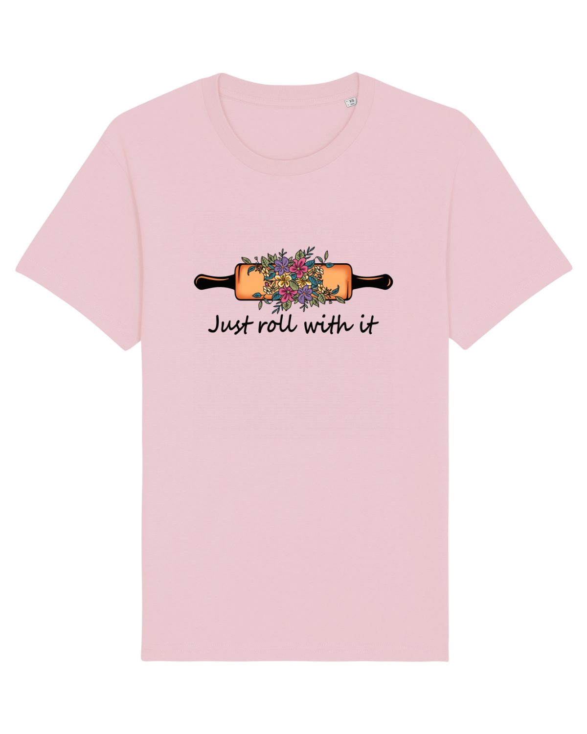 Tricou mânecă scurtă Unisex Rocker Cotton Pink