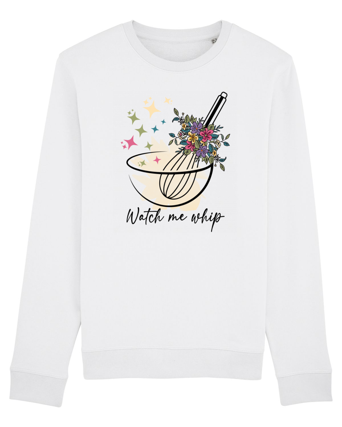 Bluză mânecă lungă Unisex Rise White