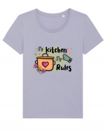 My Kitchen My Rules Tricou mânecă scurtă guler larg fitted Damă Expresser