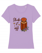 Shake it off Tricou mânecă scurtă guler larg fitted Damă Expresser