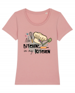 No bitchin' in my kitchen Tricou mânecă scurtă guler larg fitted Damă Expresser