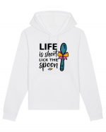 Life is short lick the spoon Hanorac Unisex Drummer