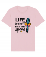 Life is short lick the spoon Tricou mânecă scurtă Unisex Rocker