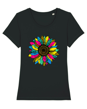Sunflower summer colors Black