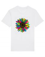 Sunflower summer colors Tricou mânecă scurtă Unisex Rocker