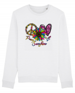 Peace Sunshine Love Bluză mânecă lungă Unisex Rise