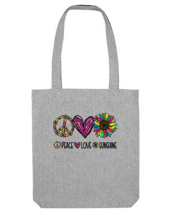 Peace Love Sunshine Heather Grey