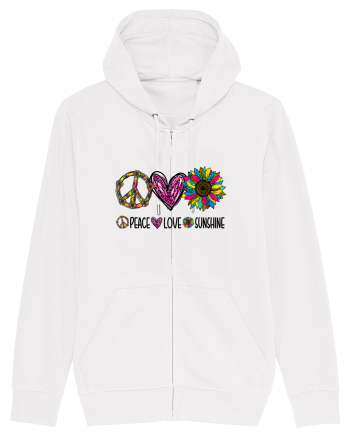 Peace Love Sunshine White