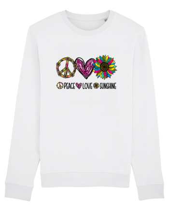 Peace Love Sunshine White