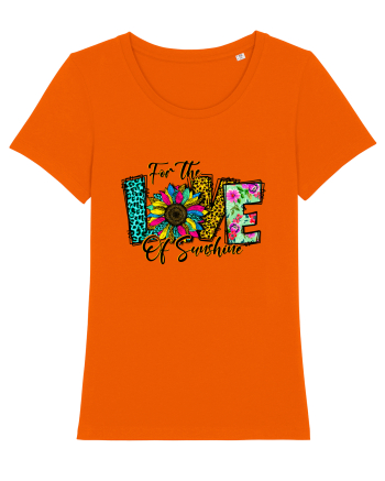 For the love of sunshine Bright Orange
