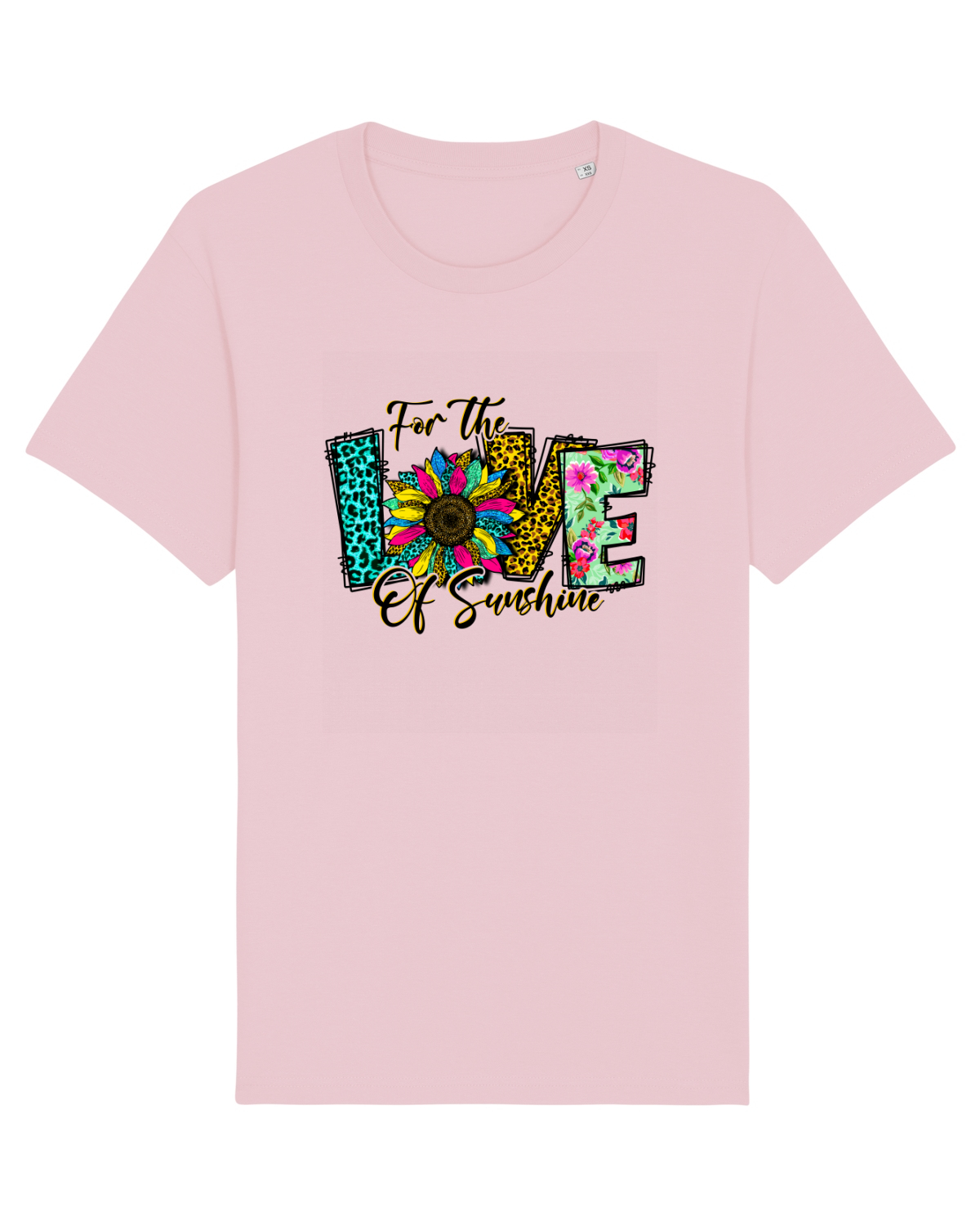 Tricou mânecă scurtă Unisex Rocker Cotton Pink