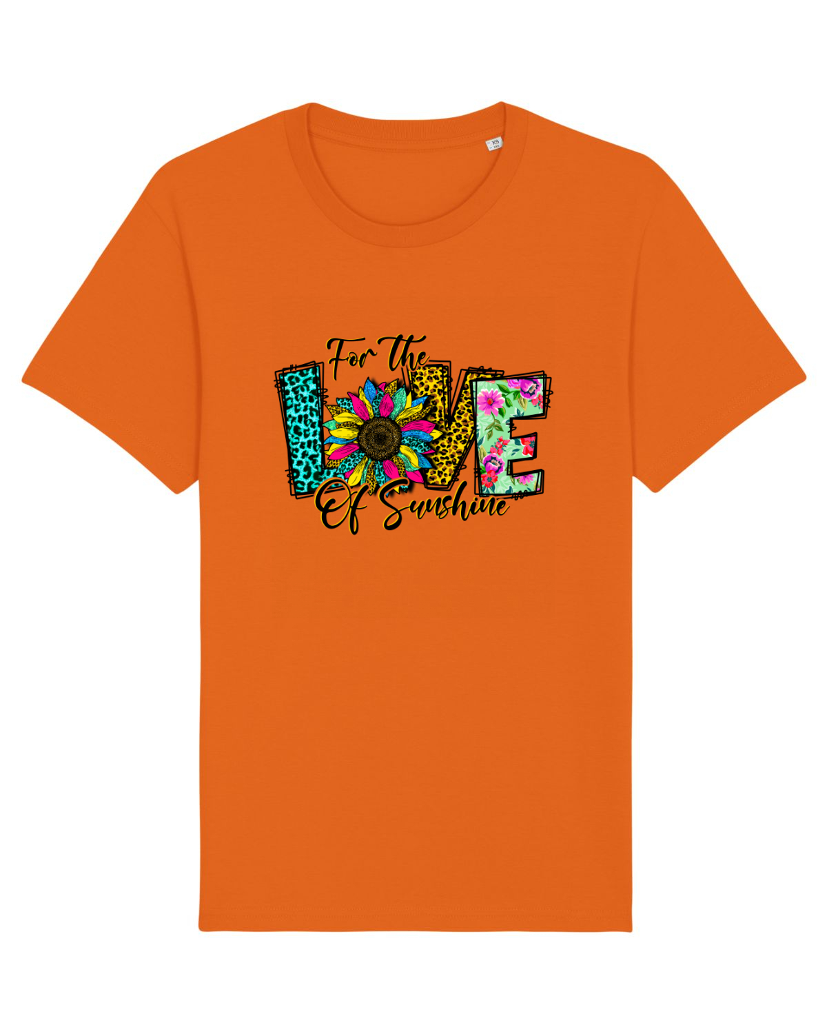 Tricou mânecă scurtă Unisex Rocker Bright Orange