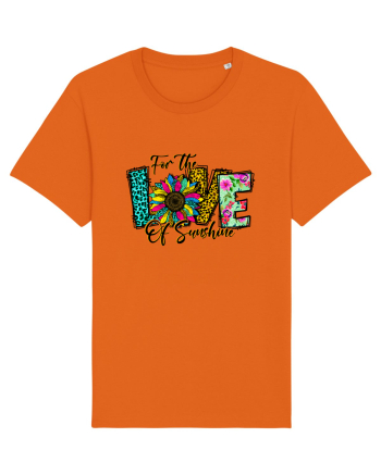 For the love of sunshine Bright Orange