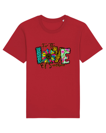 For the love of sunshine Red