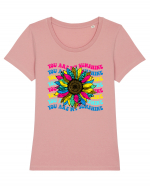 You are my sunshine Tricou mânecă scurtă guler larg fitted Damă Expresser