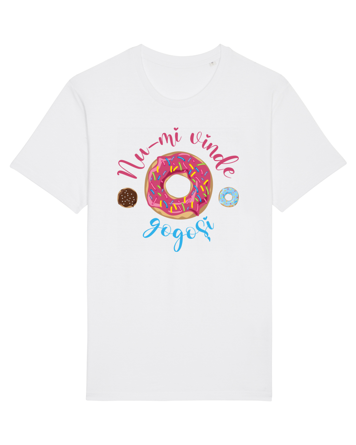 Tricou mânecă scurtă Unisex Rocker White