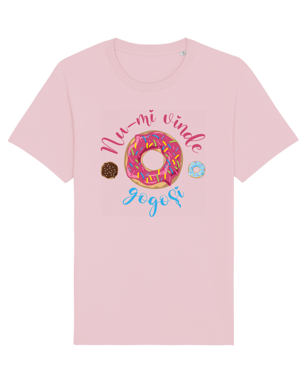 Tricou mânecă scurtă Unisex Rocker Cotton Pink