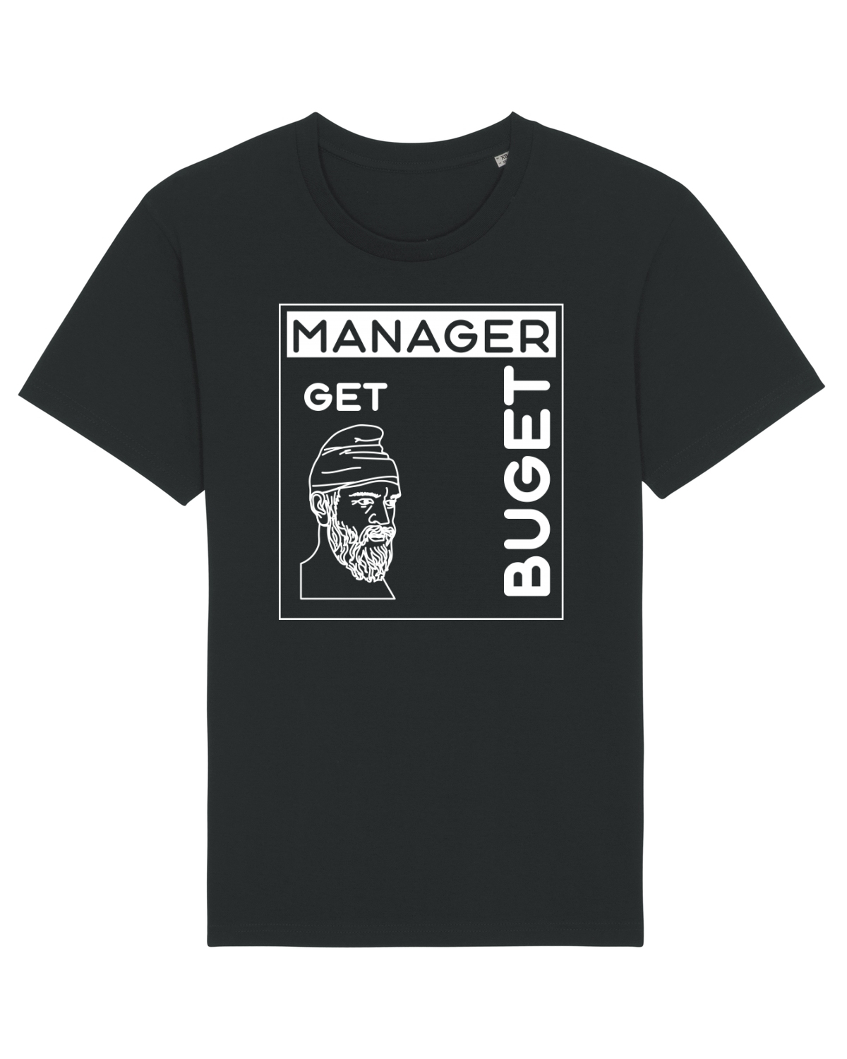 Tricou mânecă scurtă Unisex Rocker Black