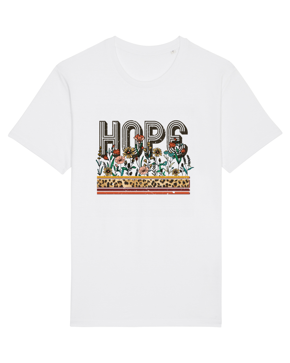 Tricou mânecă scurtă Unisex Rocker White