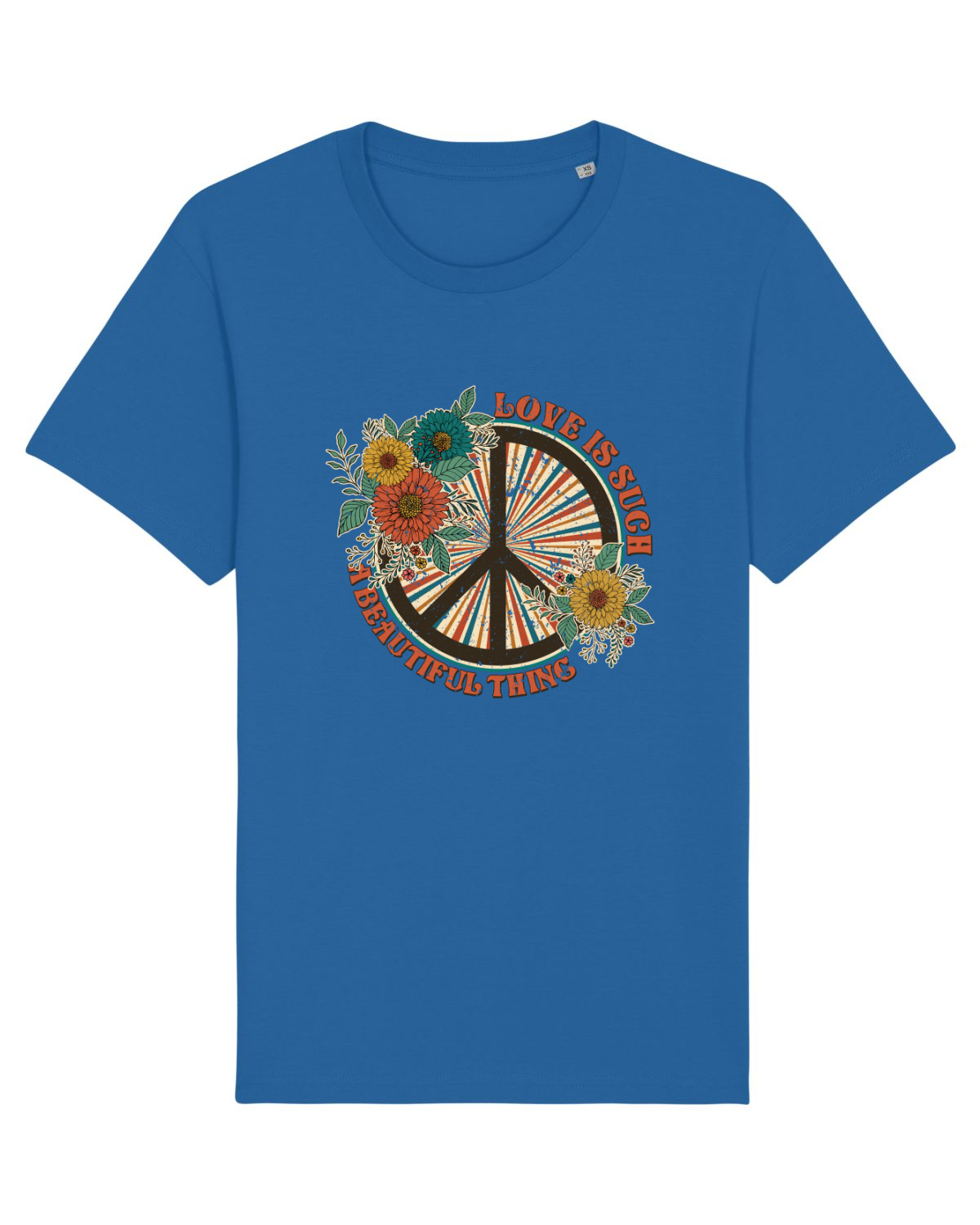 Tricou mânecă scurtă Unisex Rocker Royal Blue
