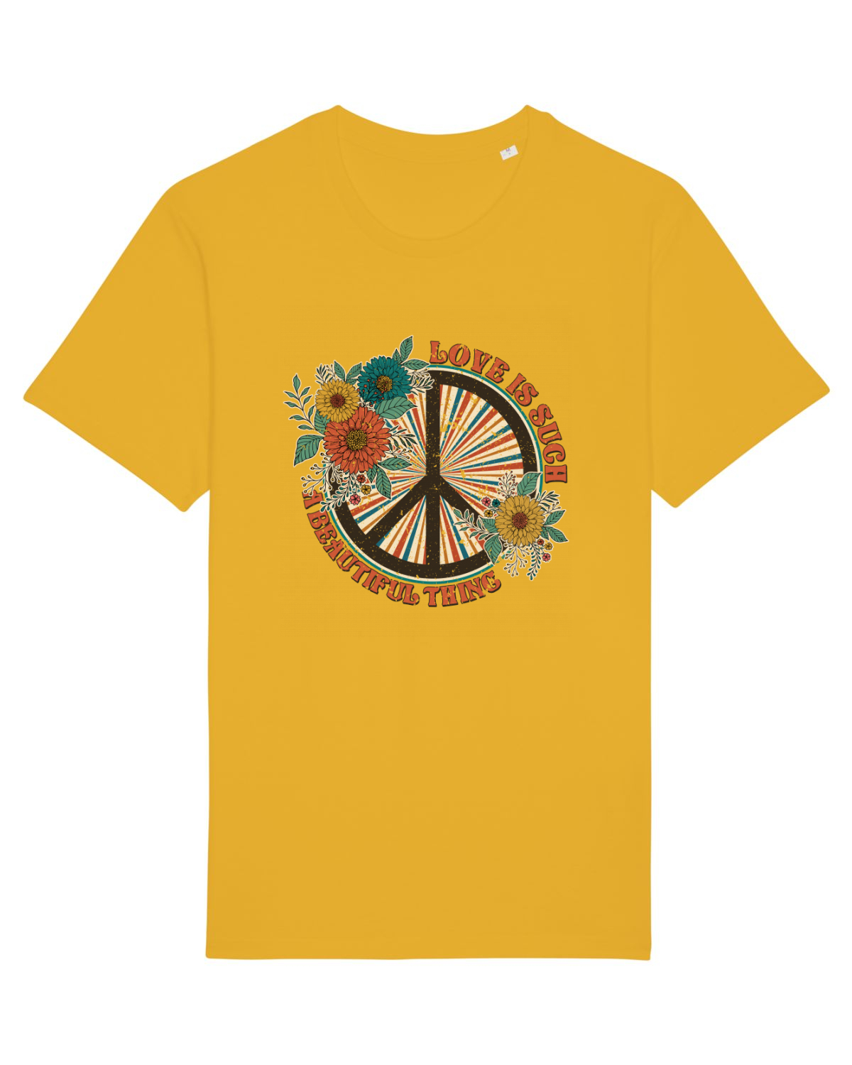 Tricou mânecă scurtă Unisex Rocker Spectra Yellow