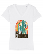 Not a Hunger Tricou mânecă scurtă guler V Damă Evoker