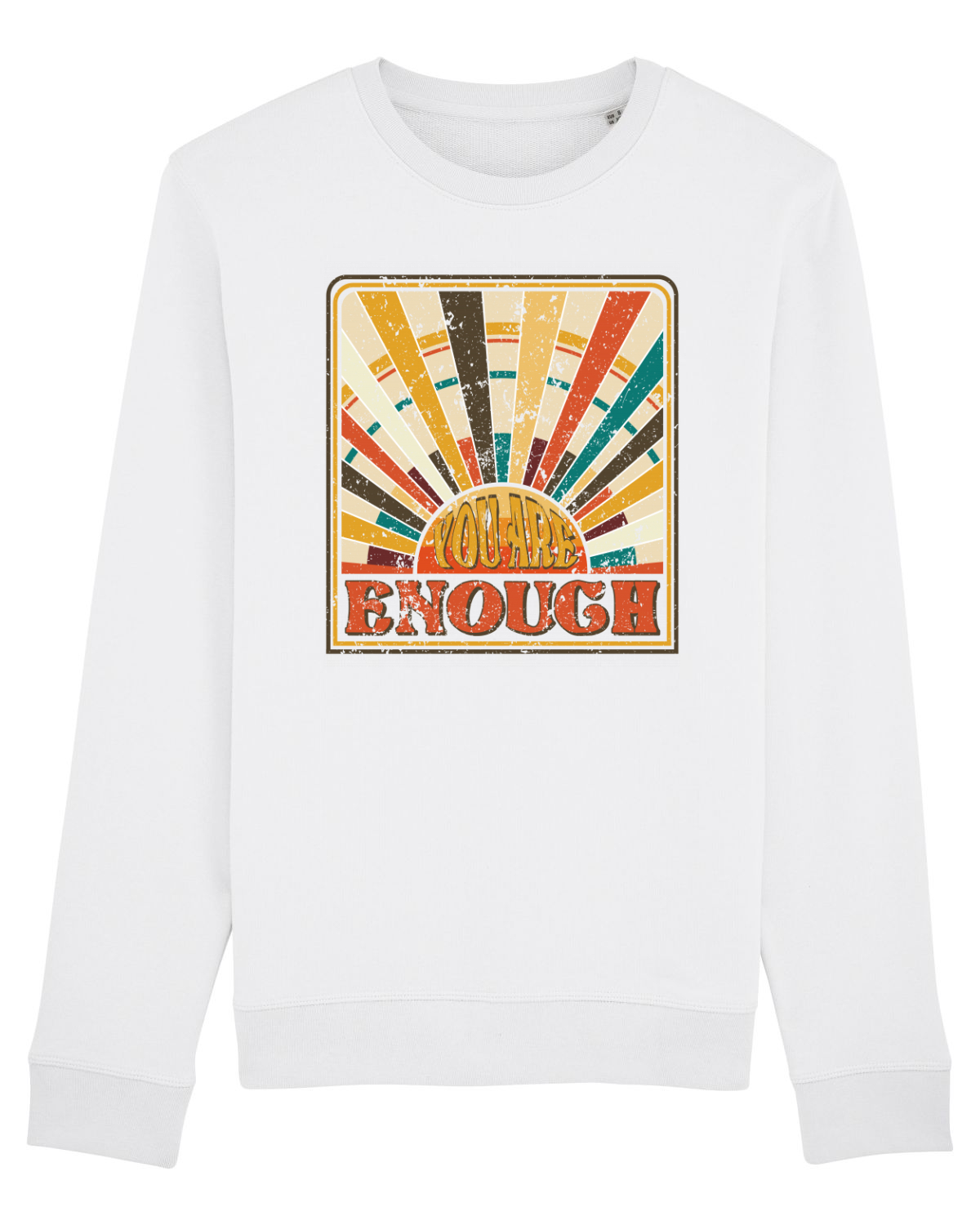 Bluză mânecă lungă Unisex Rise White