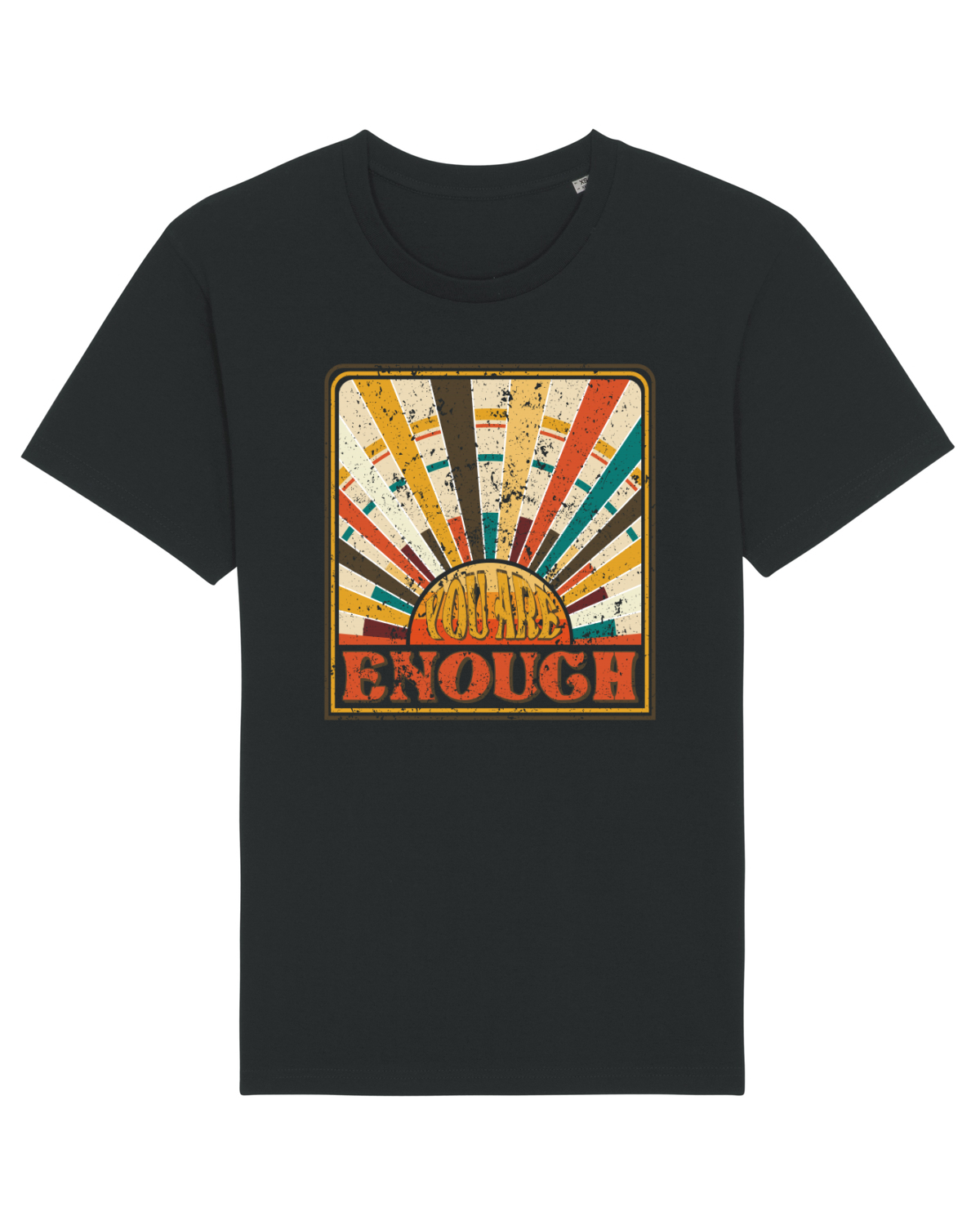 Tricou mânecă scurtă Unisex Rocker Black