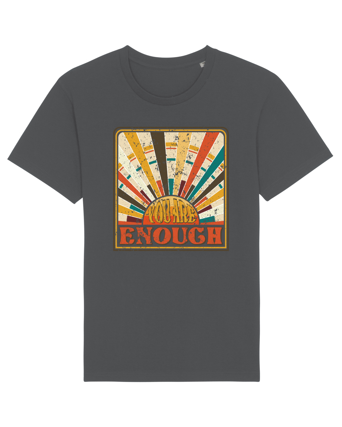 Tricou mânecă scurtă Unisex Rocker Anthracite