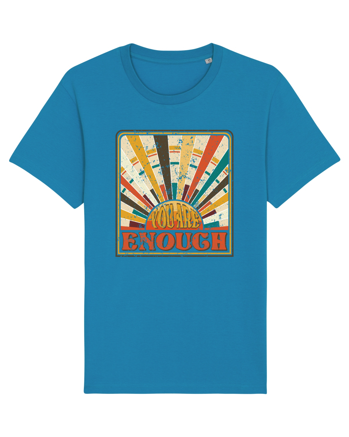 Tricou mânecă scurtă Unisex Rocker Azur