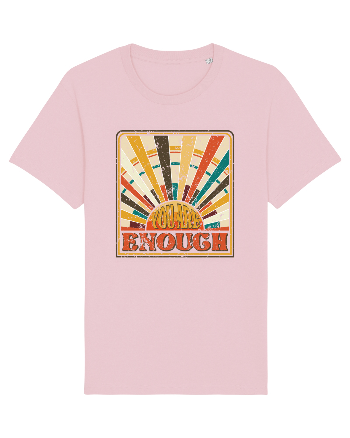 Tricou mânecă scurtă Unisex Rocker Cotton Pink