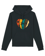Peace Retro Heart Hanorac Unisex Drummer