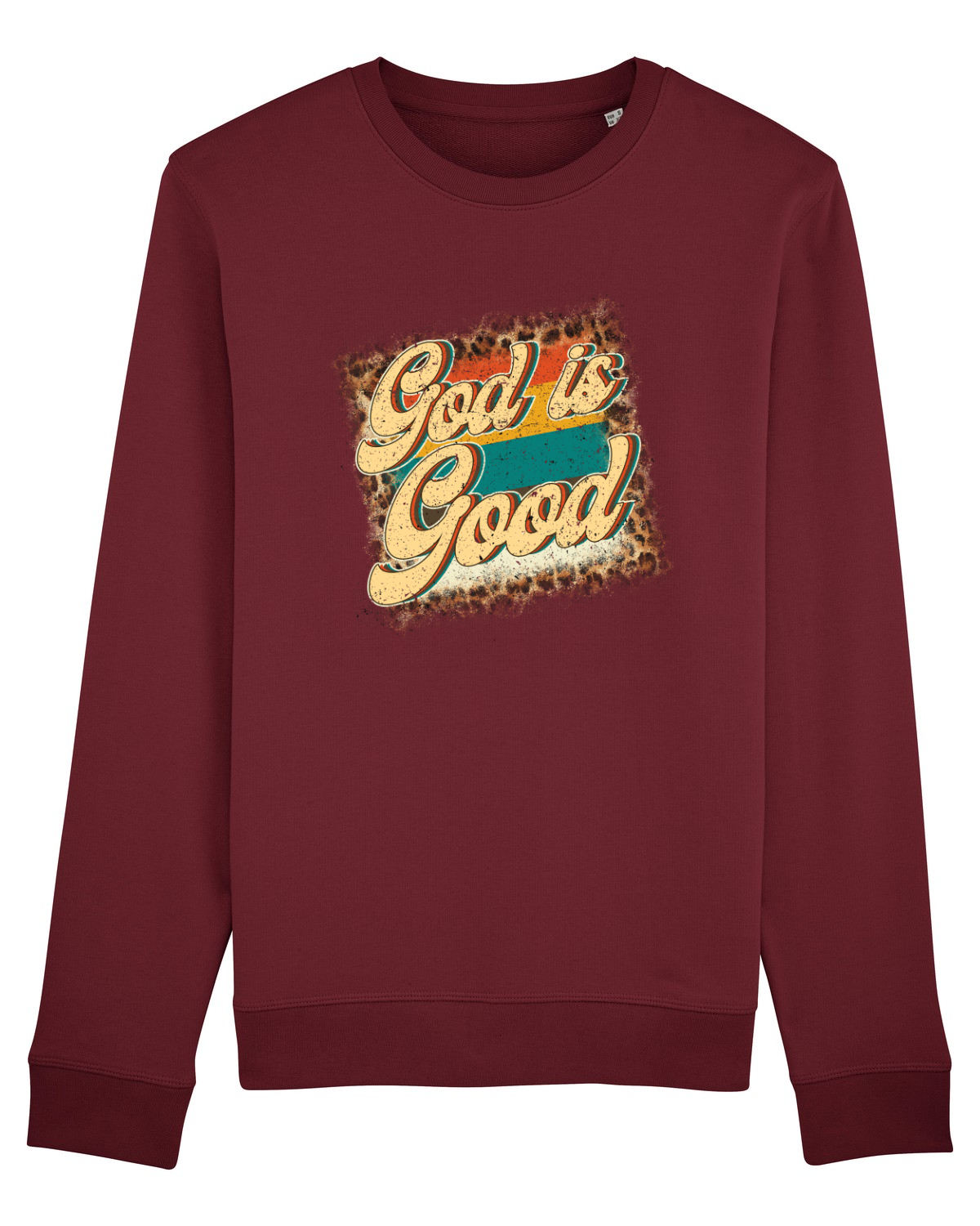 Bluză mânecă lungă Unisex Rise Burgundy