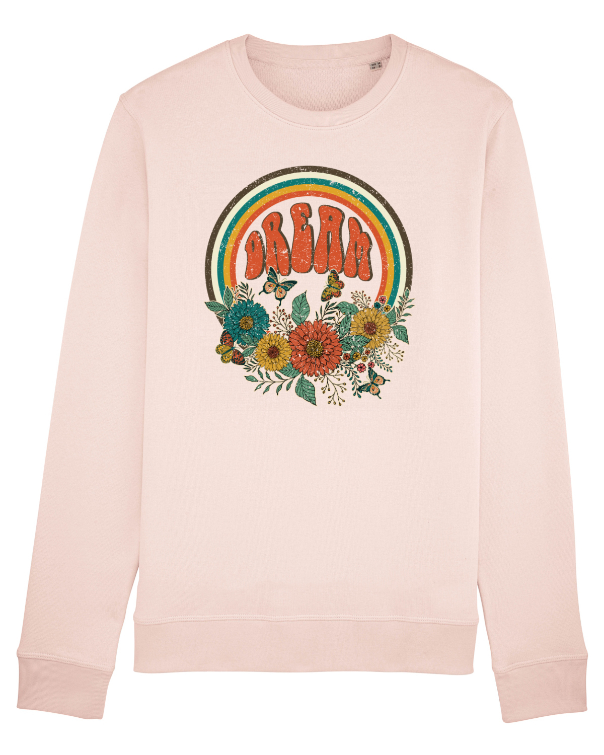 Bluză mânecă lungă Unisex Rise Candy Pink