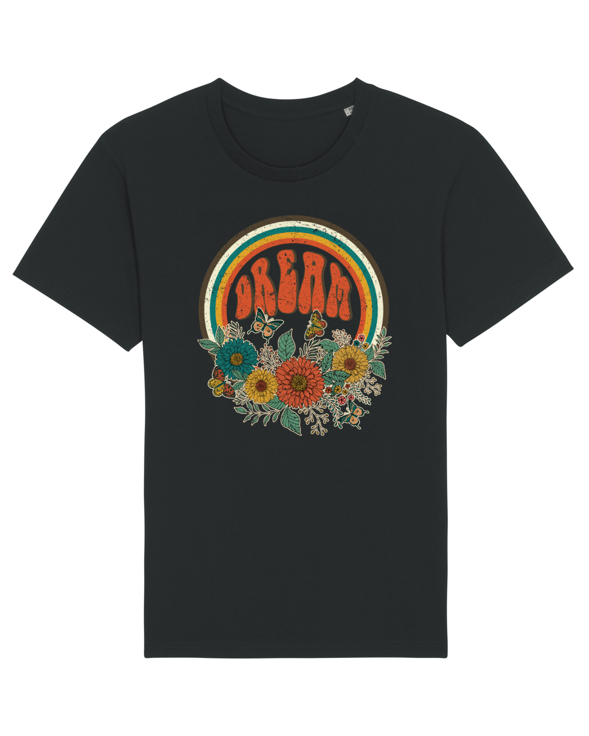 Tricou mânecă scurtă Unisex Rocker Black