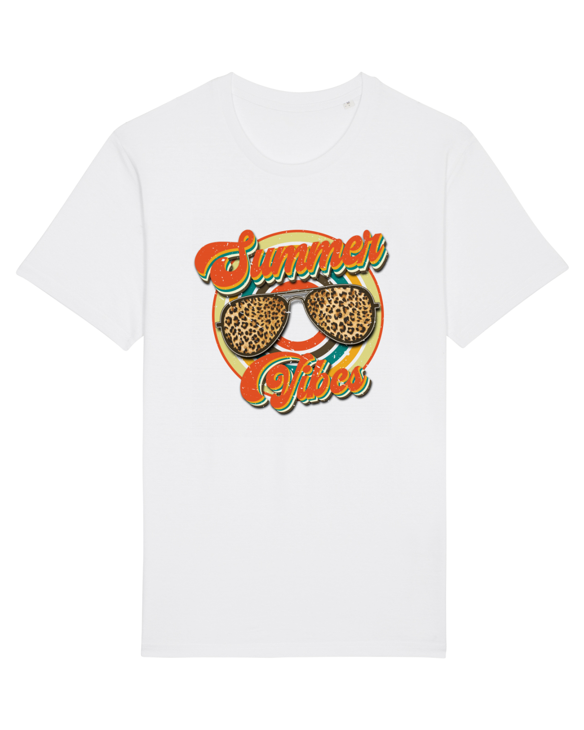 Tricou mânecă scurtă Unisex Rocker White