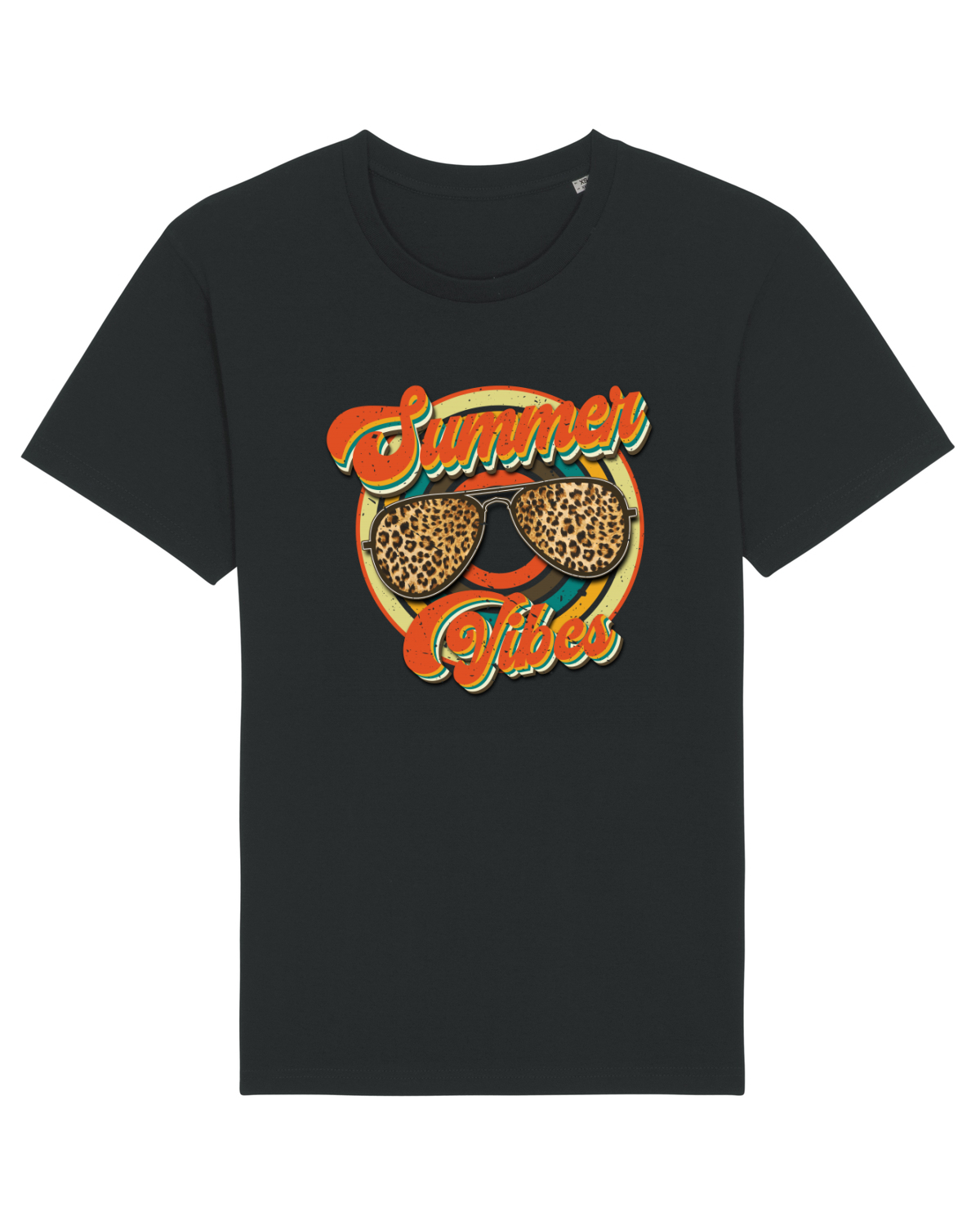 Tricou mânecă scurtă Unisex Rocker Black