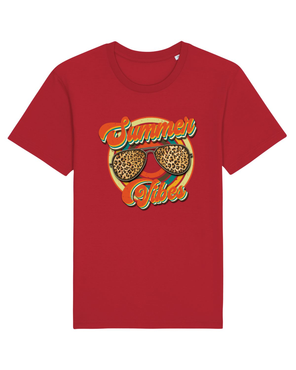Tricou mânecă scurtă Unisex Rocker Red