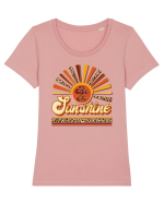 Be the Sunshine Tricou mânecă scurtă guler larg fitted Damă Expresser