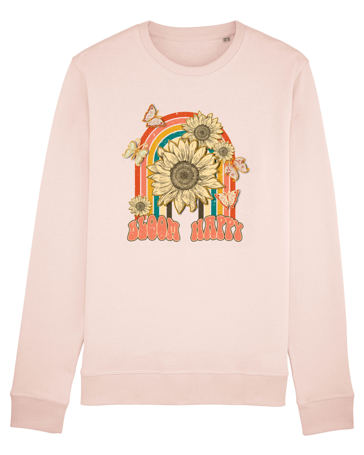 Bluză mânecă lungă Unisex Rise Candy Pink