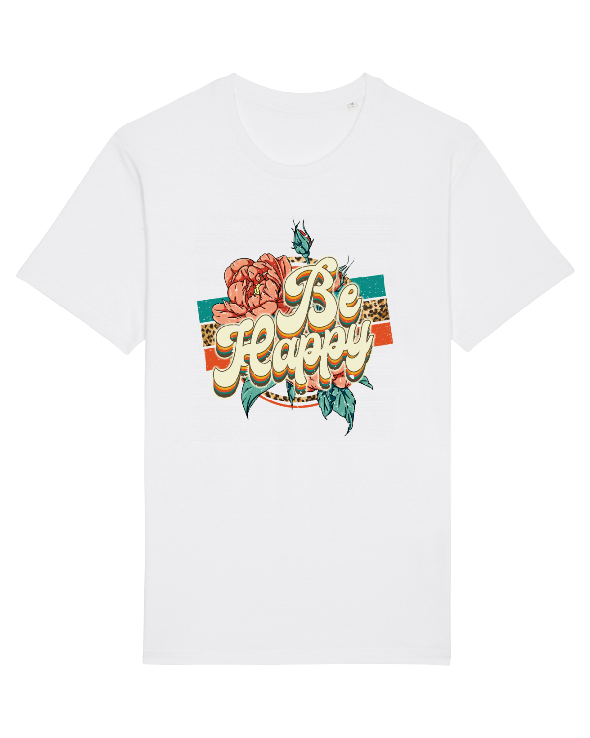 Tricou mânecă scurtă Unisex Rocker White
