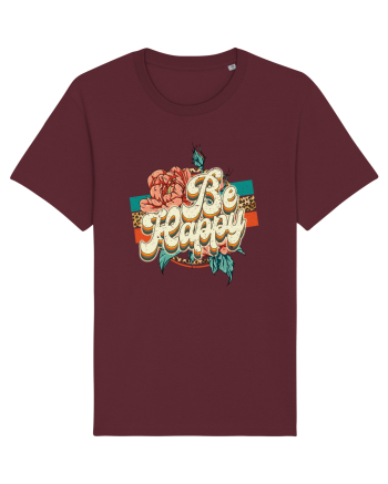Be Happy Burgundy