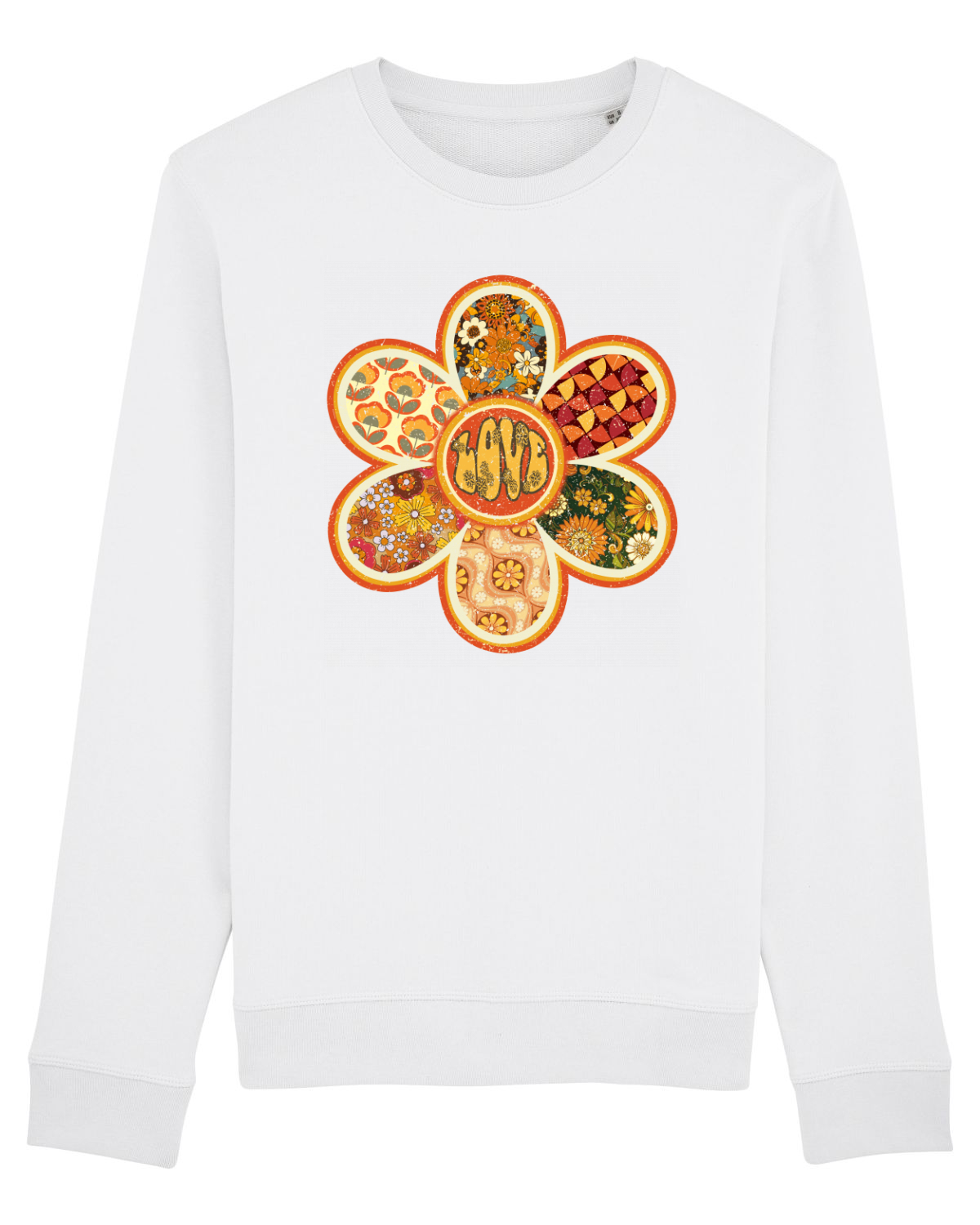 Bluză mânecă lungă Unisex Rise White
