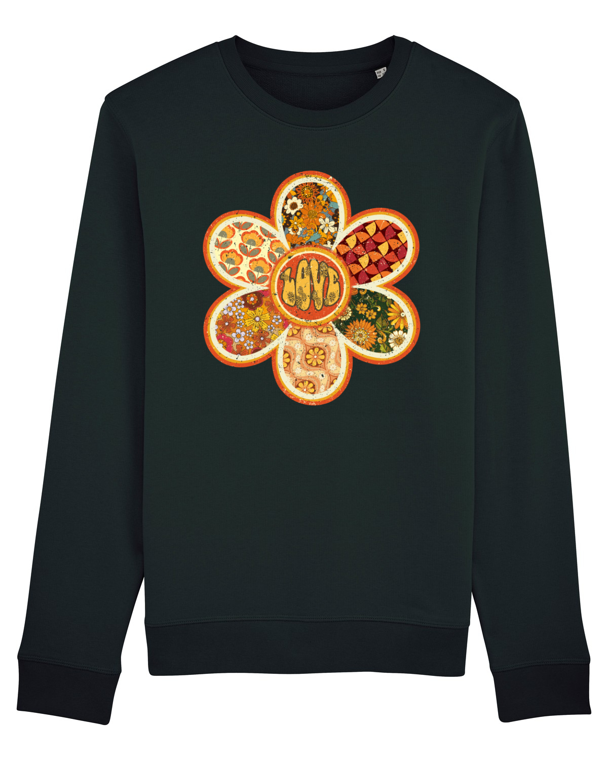 Bluză mânecă lungă Unisex Rise Black