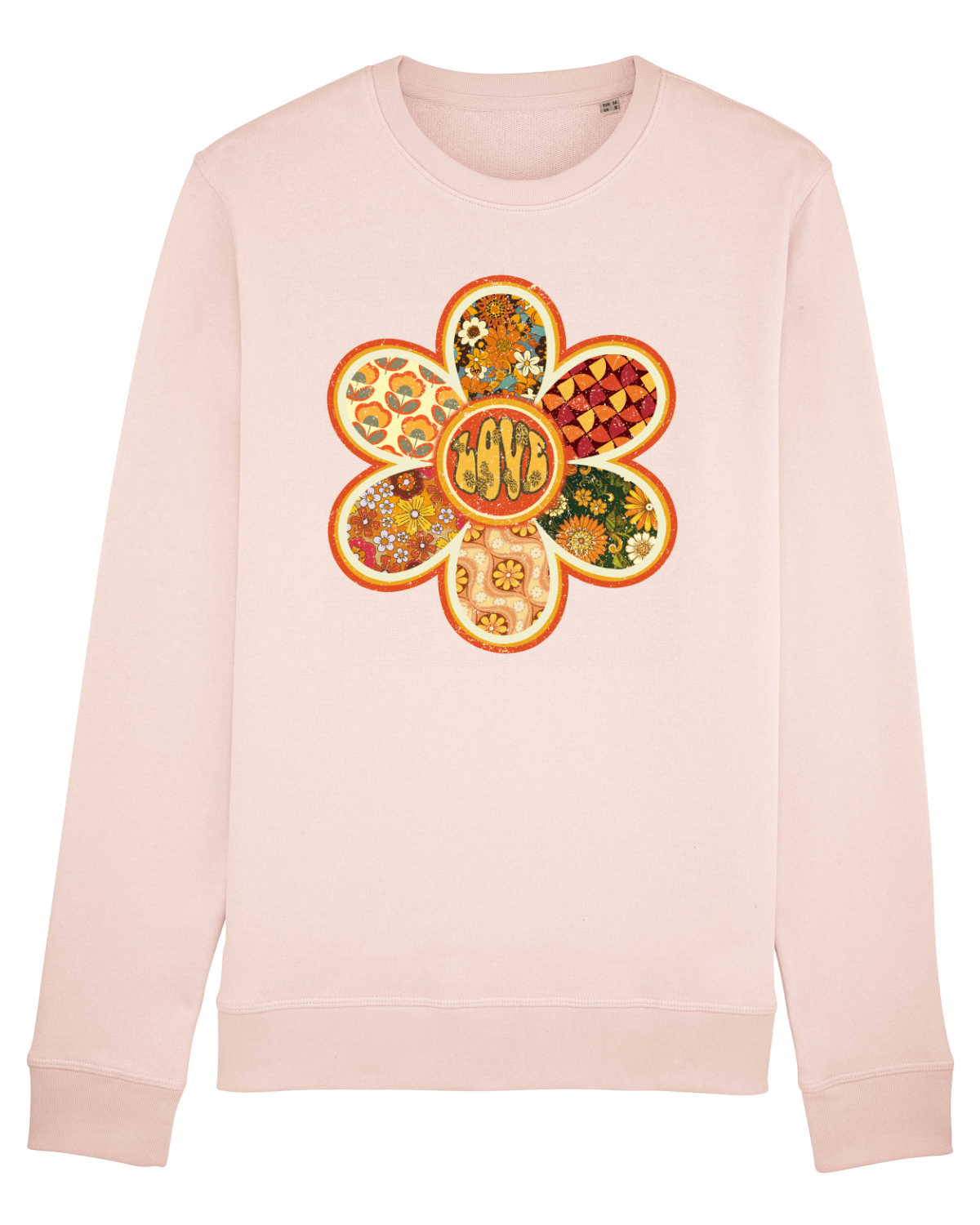 Bluză mânecă lungă Unisex Rise Candy Pink