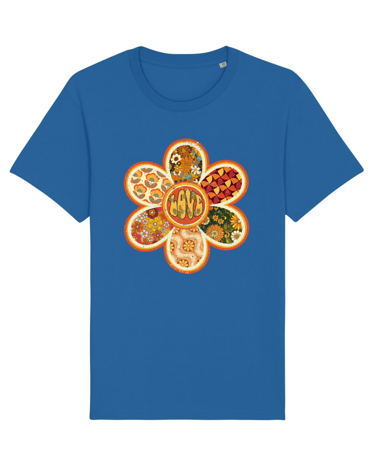 Tricou mânecă scurtă Unisex Rocker Royal Blue