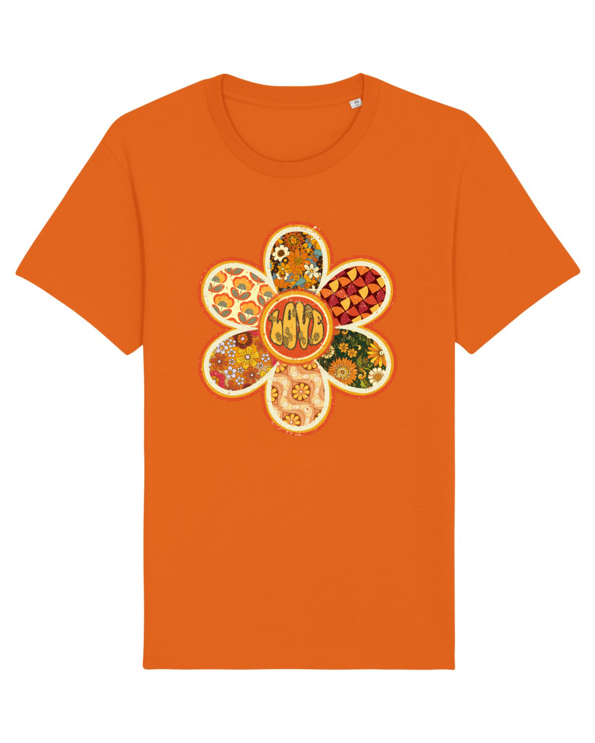 Tricou mânecă scurtă Unisex Rocker Bright Orange