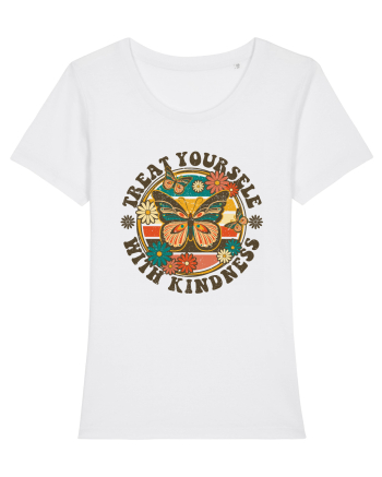 Treat Yourself With Kindness White